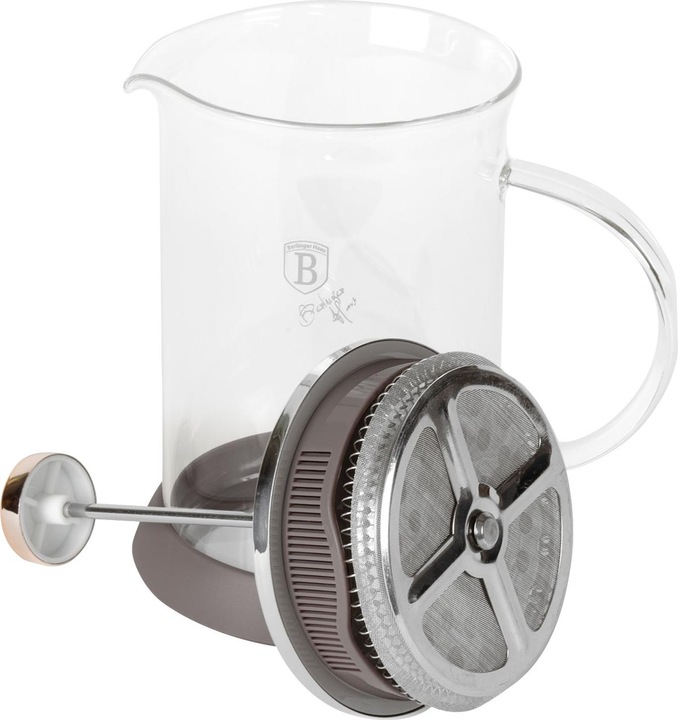 Immagine prodotto BerlingerHaus Pressa francese di design per caffè e tè, 800 ml, color tortora (0.80 l)