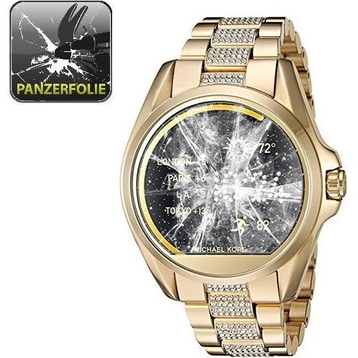 Protectorking 3x Panzerfolie Anti-Shock HD Klar, Smartwatch Schutzfolie