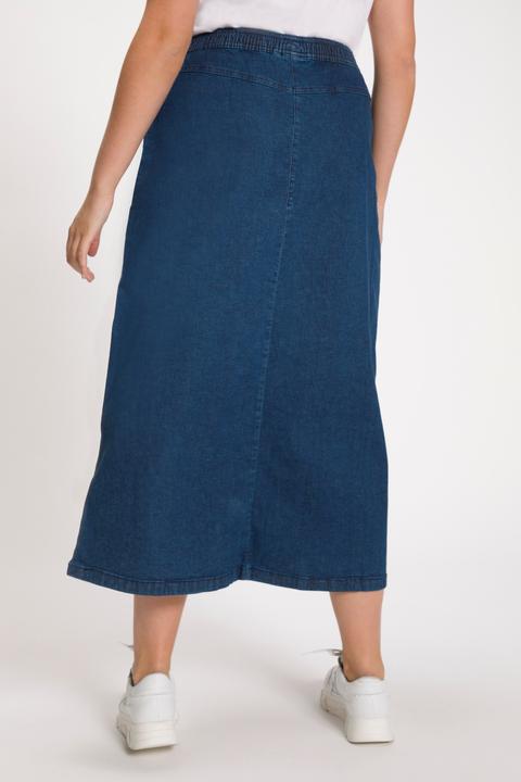 Produktbild Ulla Popken Jeans-Rock, ausgestellt, Elastikbund (58)