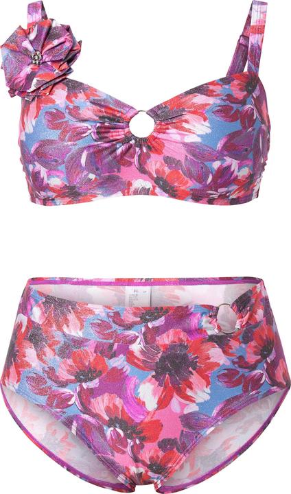 Produktbild Ulla Popken Bikini, Glitter, Softcups, Träger verstellbar, recycelt (52)
