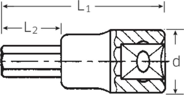 Produktbild Stahlwille InnenSechskant SteckschlüsselBitEinsatz (4 mm)