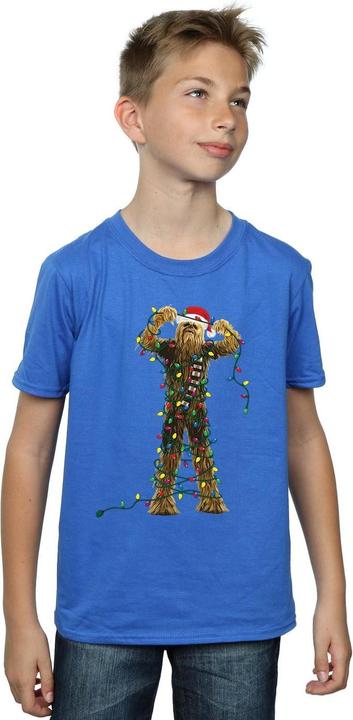 Produktbild Star Wars Chewbacca Christmas Lights TShirt Jungen (116)