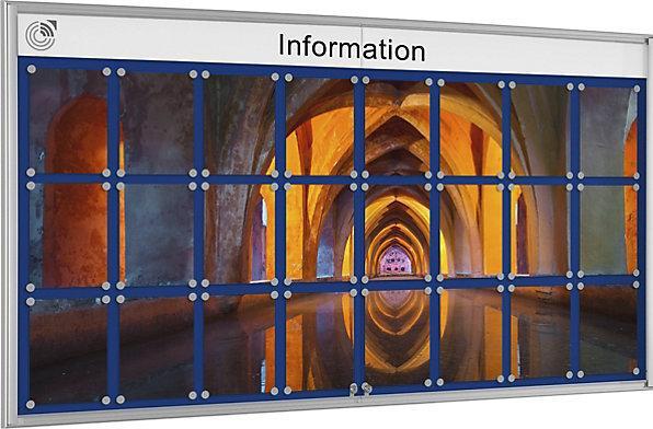 Image du produit Schaar-Design Vitrine simple BASIC (Tableau noir, 196 x 98.50 cm)