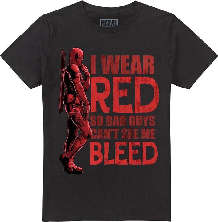 Produktbild Deadpool & Wolverine Wear Red Can't See Me Bleed TShirt (XXL)