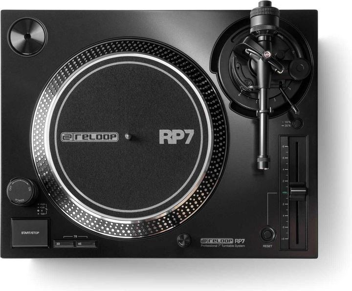 Productafbeelding reloop Plattenspieler RP-7 Schwarz, Detailfarbe: Schwarz