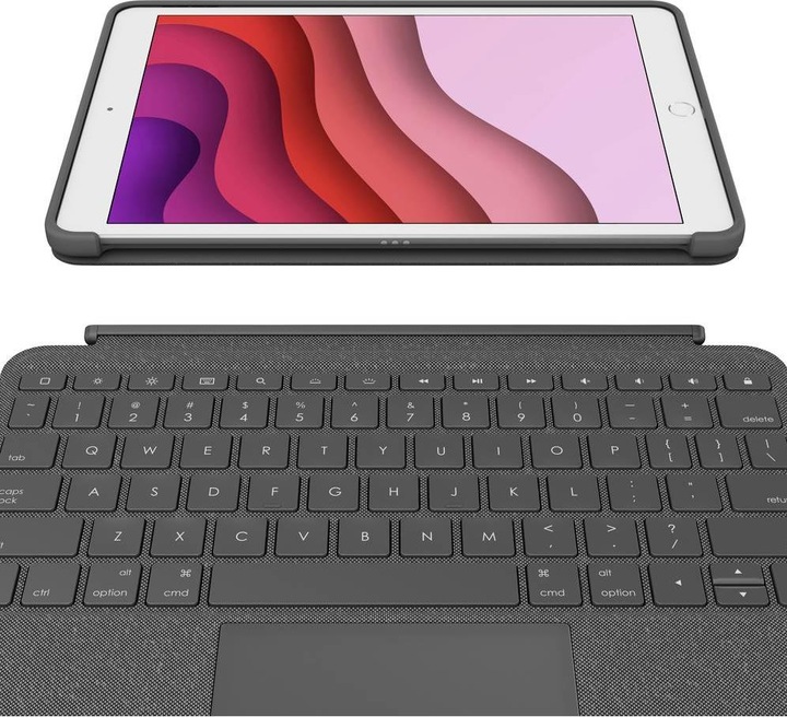 Image du produit Logitech Combo Touch (DE, iPad 2019 (7e gène), iPad 2020 (8. Gen), iPad 2021 (9e génération))