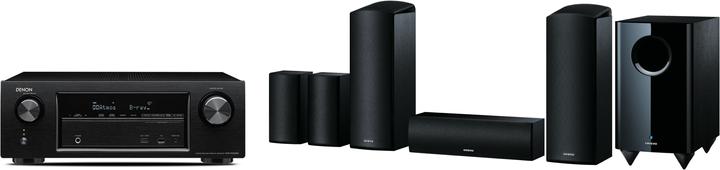 Produktbild Denon AVR-X1200W + Onkyo SKS-HT588