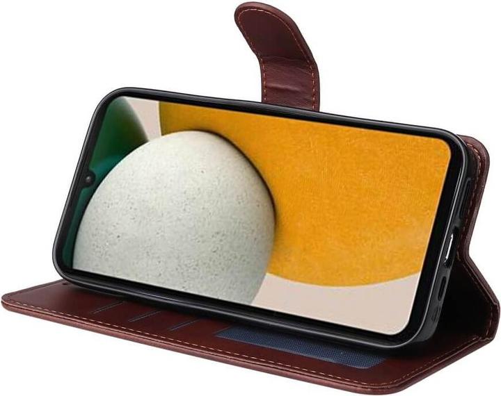 Produktbild Cover-Discount Galaxy A15 - Premium Handyhülle Etui braun (Samsung Galaxy A15)