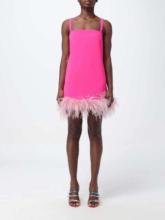 Image du produit Pinko Robe Crêpe Élastique avec Plumes (36)