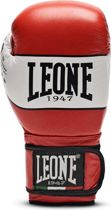 Actual product image Leone Boxing Glove Shock Red GN047 (14 OZ, One size)