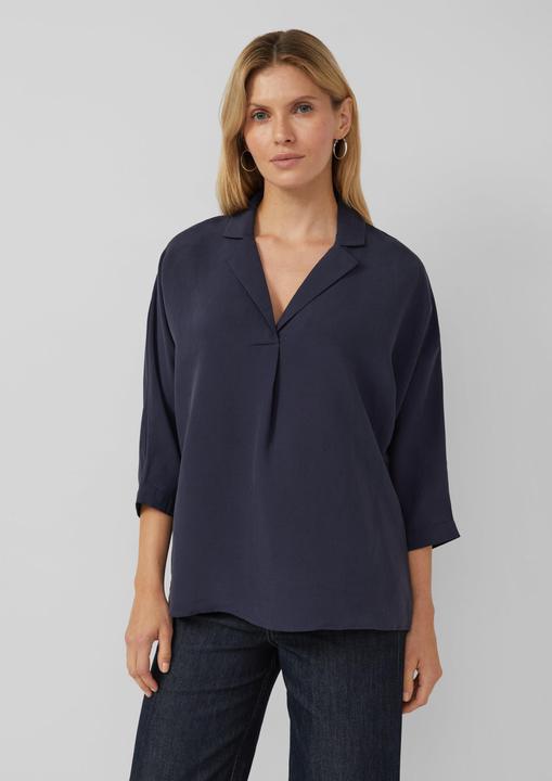 Immagine prodotto s.Oliver Bluse Relaxed-Fit-Hemdbluse mit Fledermausärmeln (46)