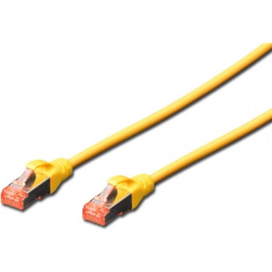 Thumbnail - Digitus CAT 6 S-FTP Patchkabel Cu LSZH AWG 27/7 Lange 1 m 10 Stuck Farbe Gelb (S/FTP, CAT6, 1 m), Netzwerkkabel