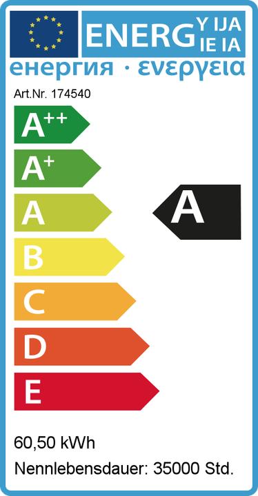 Energie-Label Synergy 21 LED Flex Strip NEON 360° warmweiss DC24V (Warmweiss, 500 cm)