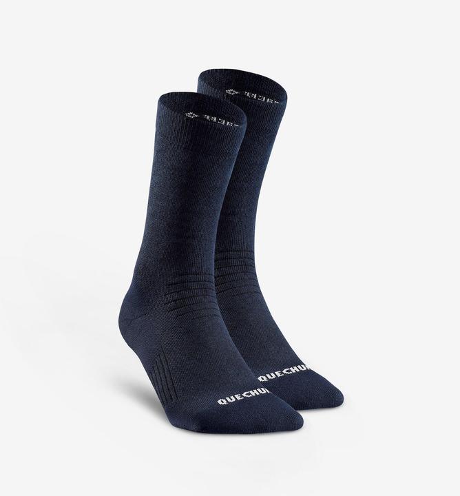 Produktbild Quechua Wandersocken Damen/Herren halbhoch Winterwandern - SH100 blau (43 - 46)