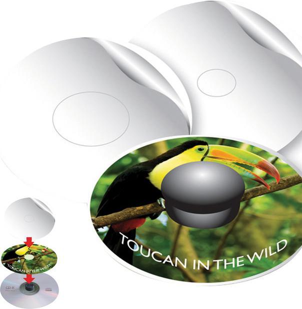 Produktbild Q-Connect Etiketten CD/DVD