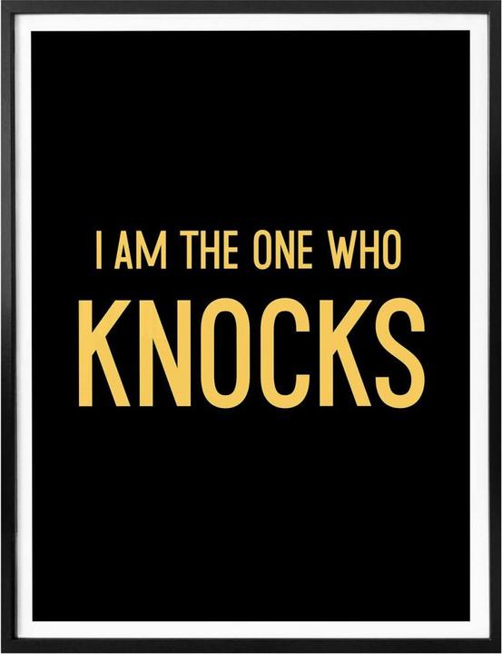 Image du produit Trenddeko Je suis celui qui frappe (60 x 80 cm)