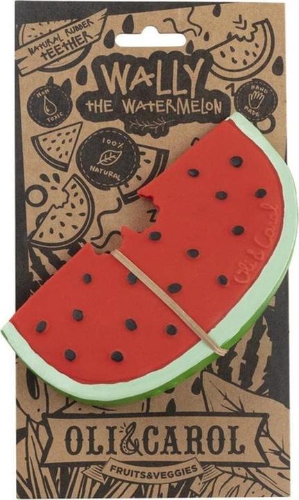 Actual product image Oli and Carol Oli&Carol Wally The Watermelon Teething Ring