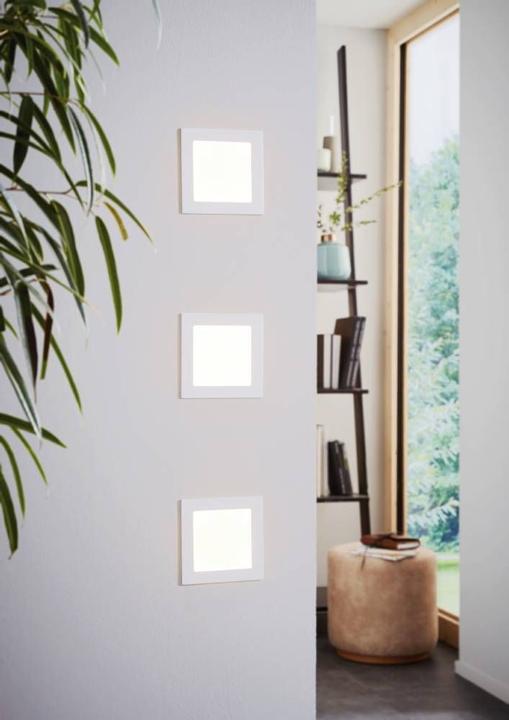 Actual product image EGLO 68721 FUEVA PRO CCT LED recessed light 12.5W 170x170mm White Controllable light colour