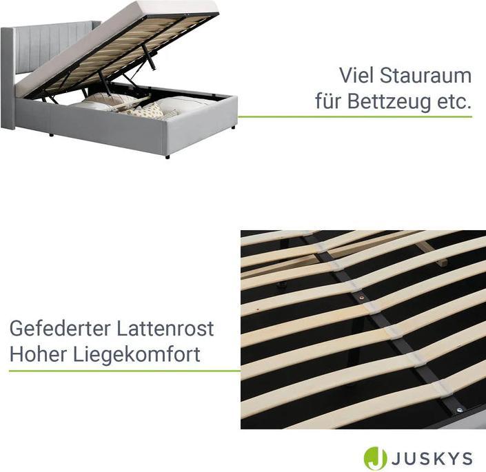 Produktbild Juskys Polsterbett Savona (140 x 200 cm)