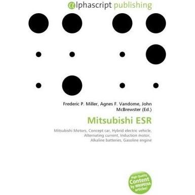 Thumbnail - Mitsubishi ESR, Ratgeber von Agnes F. Vandome, Frederic P. Miller, John McBrewster