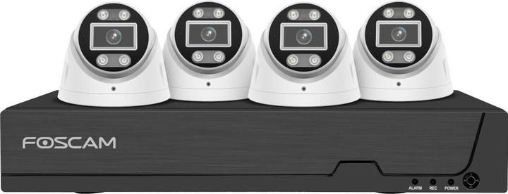 Productafbeelding Foscam FN9108E-T4-2T LAN IP bewakingscameraset 8-kanaals met 4 camera's 3072 x (3072 x 1728 Pixels)