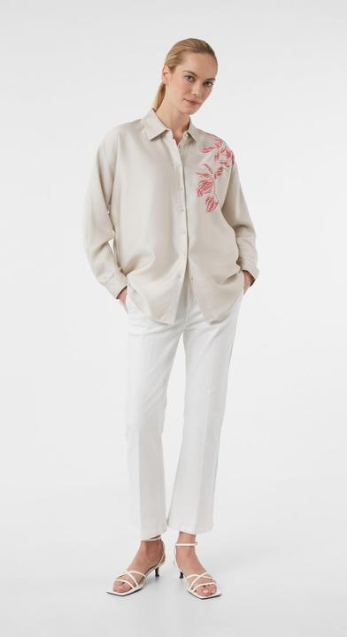 Produktbild Comma Bluse Hemdbluse mit Fledermausärmeln und floralem Print (M)