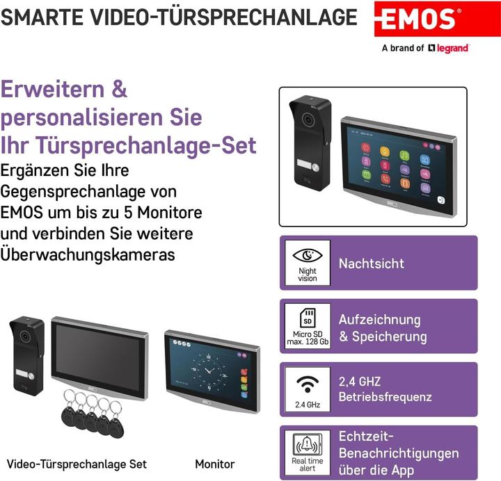 Immagine prodotto Emos Videocitofono GoSmart (Cablato)