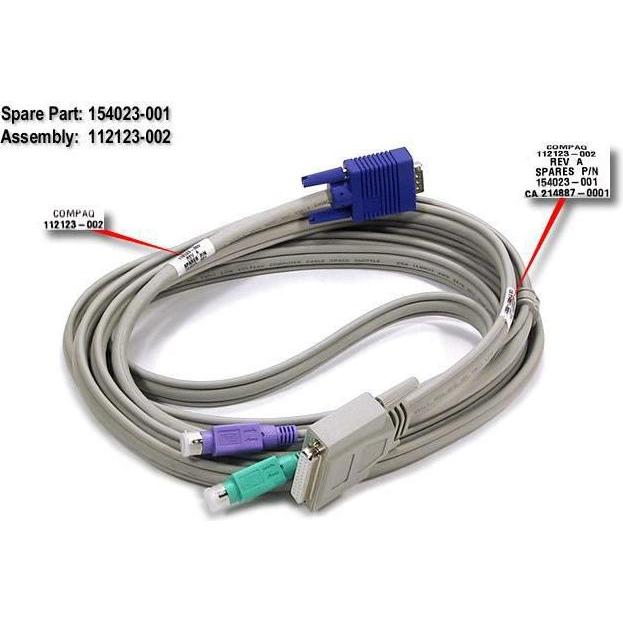 HPE CA,KVM,12", Netzwerkkabel