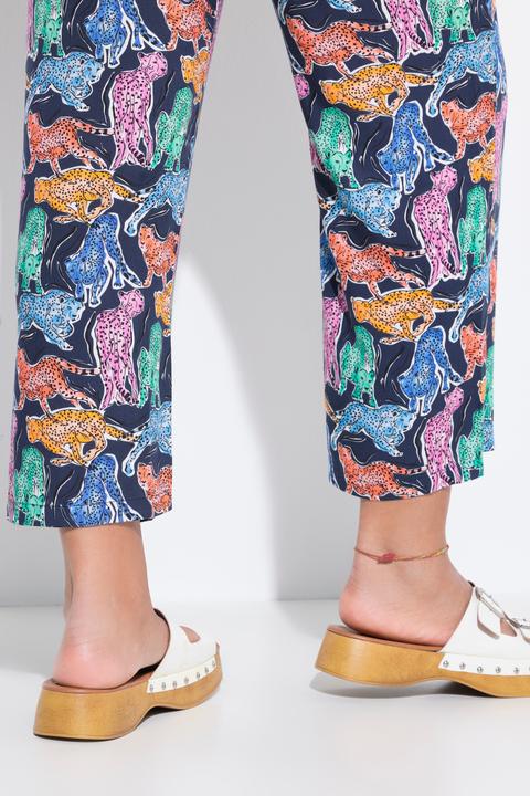 Image du produit Angel of Style Pantalon, jambe droite et large, motif tigre (48)