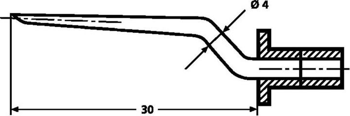 Produktbild HellermannTyton Aufweitzange Metall VA2,55 1 S (180 mm)