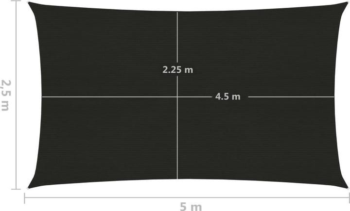 Produktbild vidaXL Sonnensegel (250 x 500 cm)
