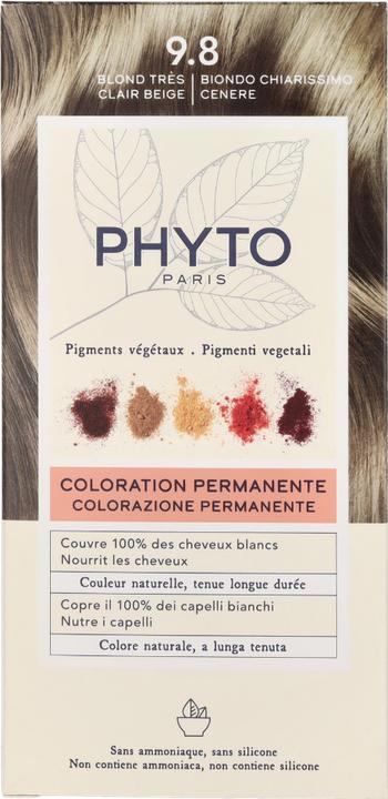 Produktbild Phyto Color Kit Coloration 9.8 Very Light Beige Blonde (9.8 Very Light Beige Blonde)