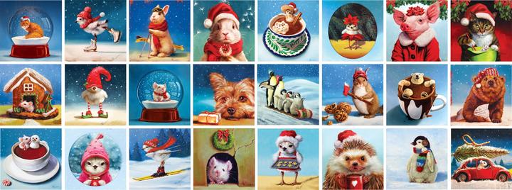 Actual product image Eurographics Puzzle - Christmas animals