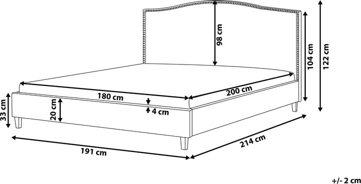 Produktbild Beliani Montpellier (180 x 200 cm)
