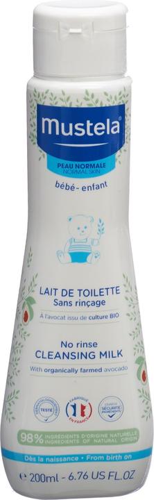 Actual product image Mustela Bébé No Rinse Cleansing Milk