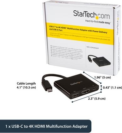 Produktbild StarTech USB-C zu (USB-C, 1 Ports)
