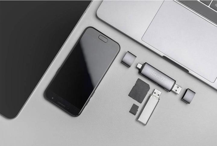Produktbild Digitus Dual Card Reader Hub (USB 3.0)