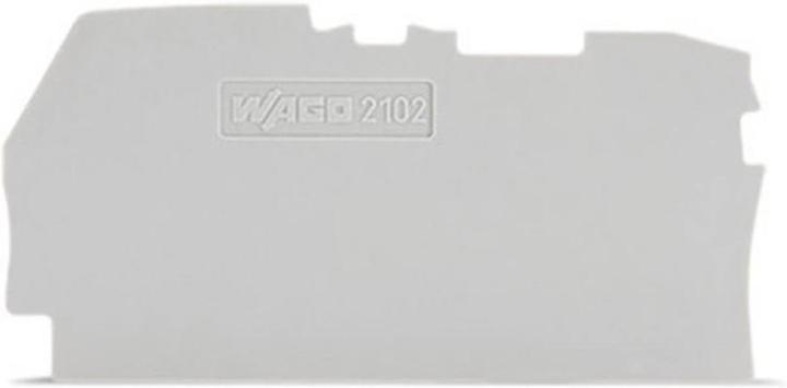 Produktbild Wago 2102-1291 Abschluss Zwischenplatte 100 St. (Anschlussleiste)