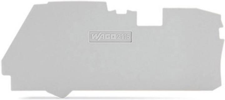 Produktbild Wago 2116-1291 Abschluss Zwischenplatte 100 St. (Anschlussleiste)