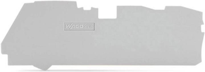 Produktbild Wago 2116-1391 Abschluss Zwischenplatte 100 St. (Anschlussleiste)