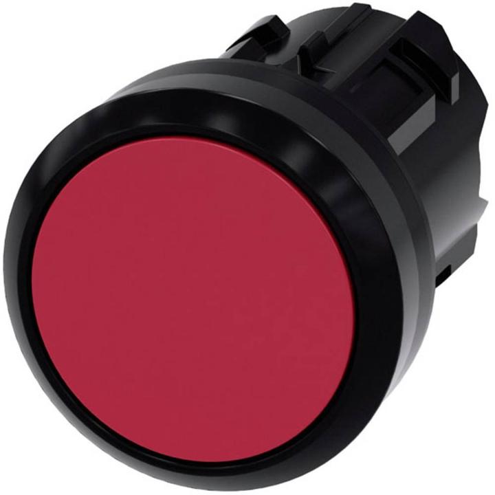 Produktbild Siemens Pushbutton, 22mm, round, plastic, red