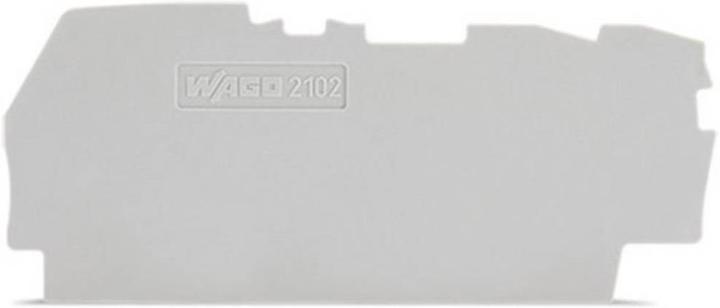 Produktbild Wago 2102-1391 Abschluss Zwischenplatte 100 St. (Anschlussleiste)