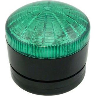 Rs Pro, Personenschutz, LED Blitz, Dauer Signalleuchte Grün, 110 V ac, 230 V ac, Ø 76mm x 49mm