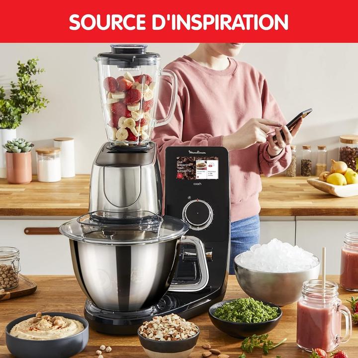 Actual product image Moulinex 3-Accessory Set with Blender, Mini Chopper, and Grinder in Storage Case