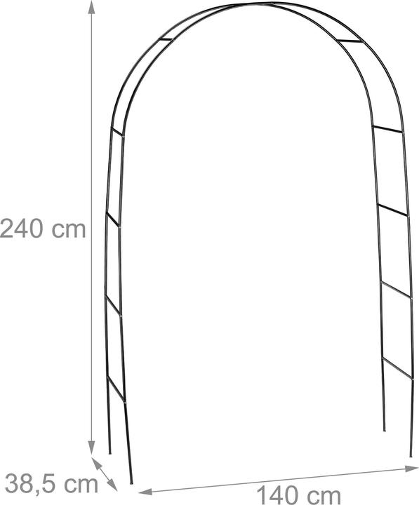 Actual product image Relaxdays Rosenbogen (38.50 cm, 140 cm)