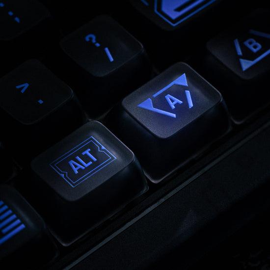 Produktbild 8bitdo - Mechanical Keyboard Mecha Break Ed. - Black - 87 Keys (US, Kabelgebunden, Kabellos)