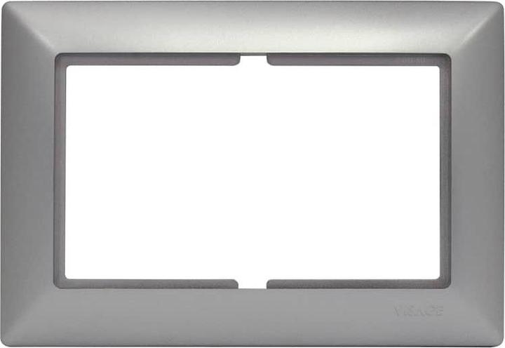 Produktbild Gunsan Visage 2-fach Rahmen für 2-fach Steckdose Silber