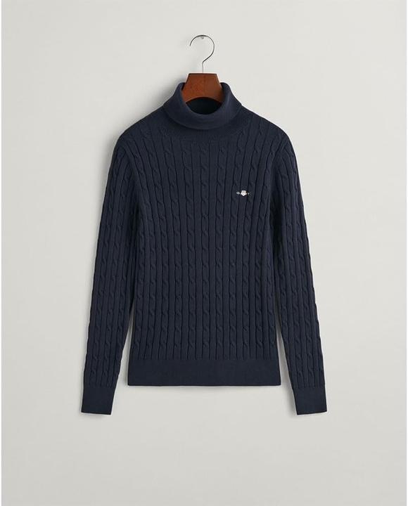 Actual product image GANT Stretch Cotton Cable Turtleneck Pullover (M)