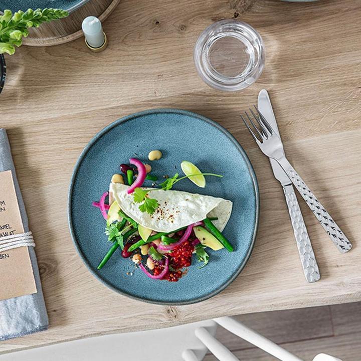 Image du produit Villeroy & Boch Assiettes petit déjeuner & dessert Lave 6 pièces, bleu (6 x, 23 cm)