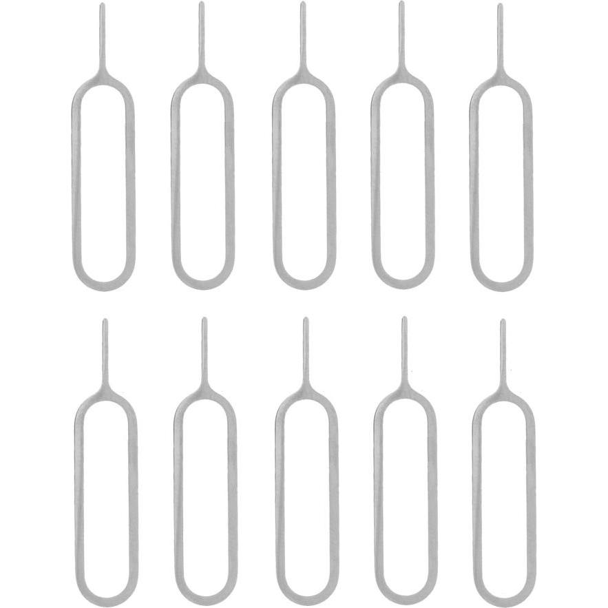 OEM 10x SIM-Card Removal Tool für iPhone und iPad (SIM-Halterung, Nokia G21, Sony Xperia 5 V, LG V10, Xiaomi Poco M6 Pro...